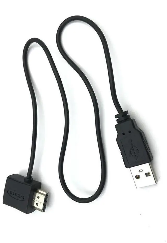Alt view image 4 of 4 - HDMI-compatible Male To Female Adapter Converter Connector HDMI-compatible With 50cm USB 2.0 Charger Power Supply Cable