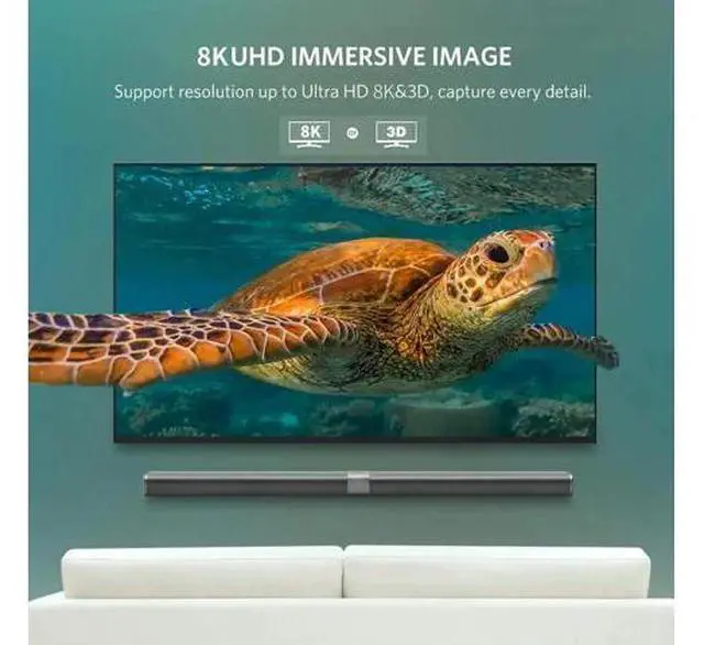 Alt view image 10 of 14 - AOMOPROING 8K Displayport to DisplayPort 1.4 Cable 33ft /10m, Ultra HD 4K 144Hz, 8K 60Hz, HBR3(7680x4320 Resolution), High Speed 32.4Gbps, Long Nylon Braided DisplayPort 1.4 1.2 Cable 33ft