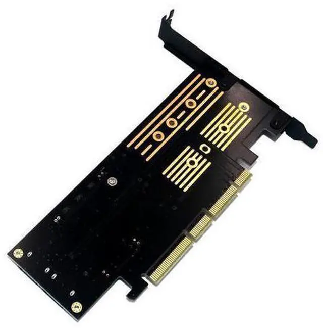 Alt view image 9 of 12 - H1111Z NVME M.2 NGFF MSATA SSD PCI Express Riser Card PCI-E PCI E PCIE to M2 Adapter M.2 Raiser M2 SATA Adapter M.2 SSD Cooling