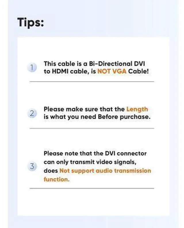 Alt view image 9 of 14 - DVI to HDMI Adapter, 5-Pack Bi-Directional DVI-D(24+1) Male to HDMI Female Converter, Support 1080P 3D for PS3, PS4, TV Box, Blu-ray, Projector, HDTV