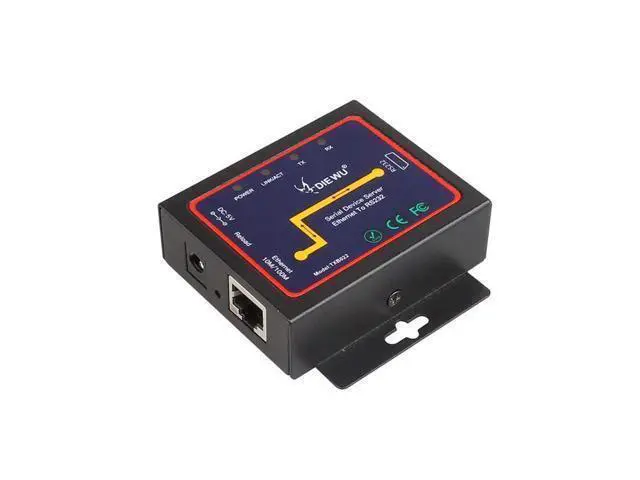 Alt view image 8 of 14 - Serial Device Server DB9 RJ45 to RS232 Ethernet to RS232 TCP/IP Server Module Communication Converter