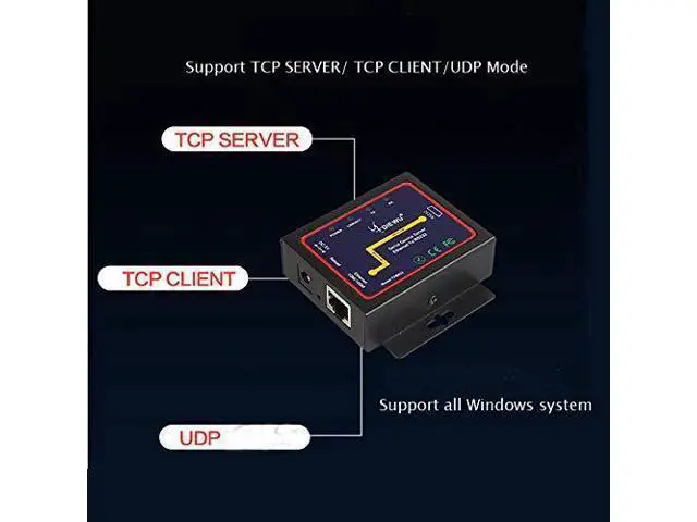 Alt view image 13 of 14 - Serial Device Server DB9 RJ45 to RS232 Ethernet to RS232 TCP/IP Server Module Communication Converter