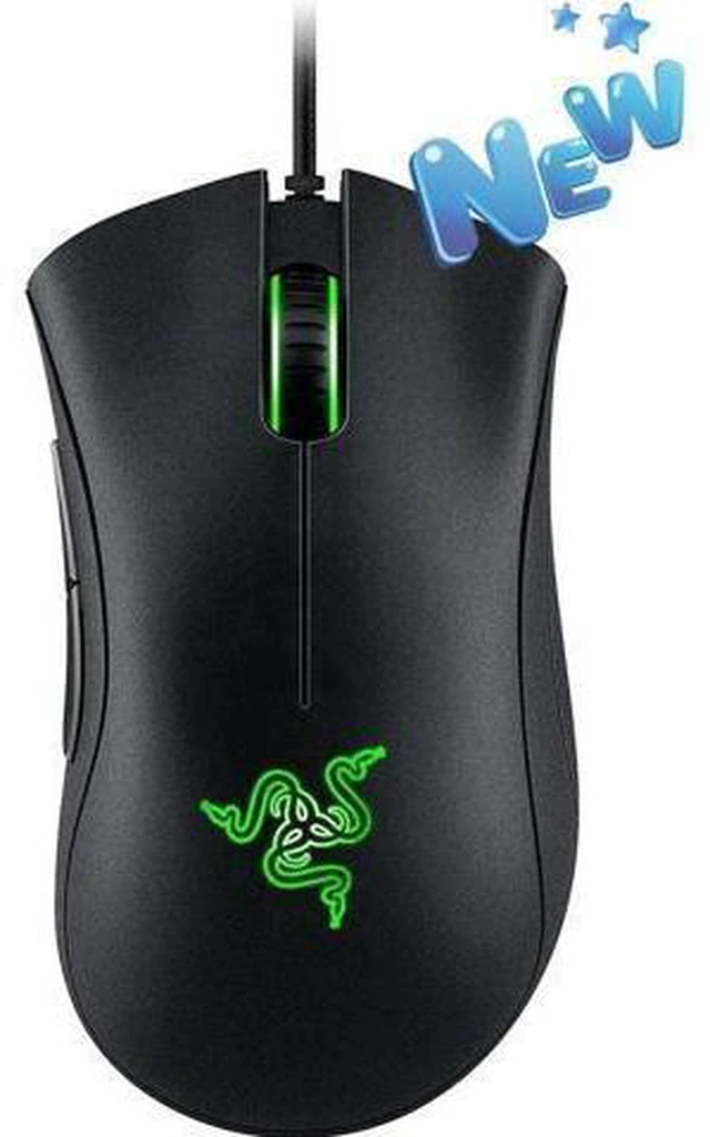 Alt view image 8 of 14 - DeathAdder Essential 6400 DPI 4G Optical Esports Gaming Mouse: 5 Programmable Buttons - Mechanical Switches - 2.1m Braided Wire - Classic Black