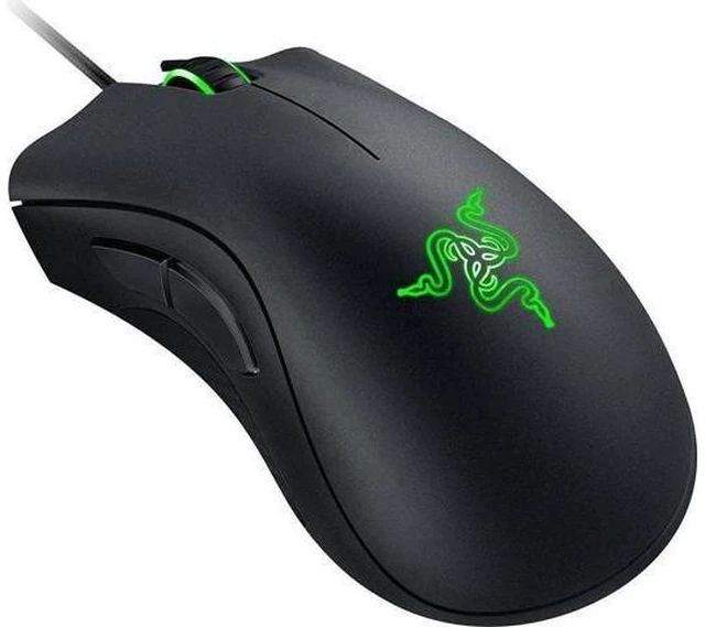 Alt view image 9 of 14 - DeathAdder Essential 6400 DPI 4G Optical Esports Gaming Mouse: 5 Programmable Buttons - Mechanical Switches - 2.1m Braided Wire - Classic Black