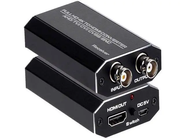 Alt view image 7 of 12 - BNC AHD TVI CVI CVBS to HDMI Video Converter, Full HD 4K 8MP/5MP/4MP/3MP/1080P/720P BNC to HDMI Converter Adapter for Monitor HDTV DVR