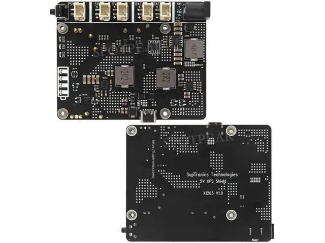 Alt view image 9 of 14 - X1203 Uninterrupted Backup Power Supply Expansion Module Uninterrupted Power Manager for Mainboard with