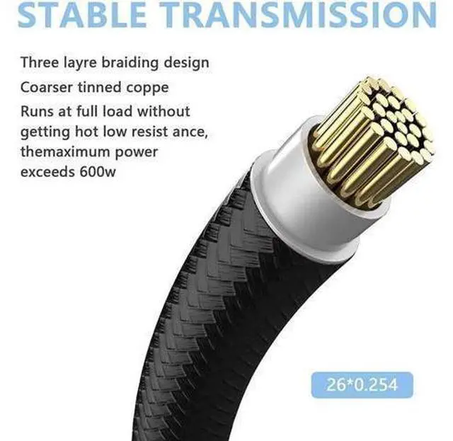 Alt view image 11 of 12 - RTX 3090TI 4090 16Pin(12+4) to 3x8Pin PCI-E 5.0 Sleeved Extension Cable,12Pin to 3x8Pin Compatible 3090ti and RTX4090 4080 Series,13inch with Cable Combs(16AW Black)