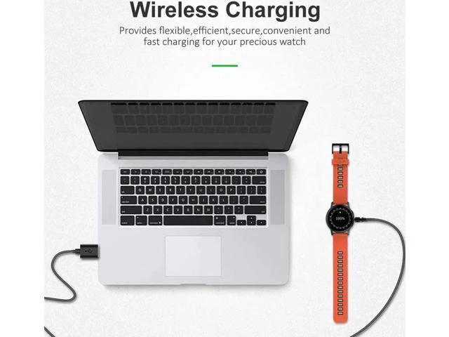 Alt view image 9 of 14 - 2-Pack Compatible with Samsung Galaxy Watch Active / Active 2 Charger Dock Wireless Charging Cable for Samsung Galaxy Active 1 / Active 2 Watch SM-R500 / SM-R820 / SM-R830