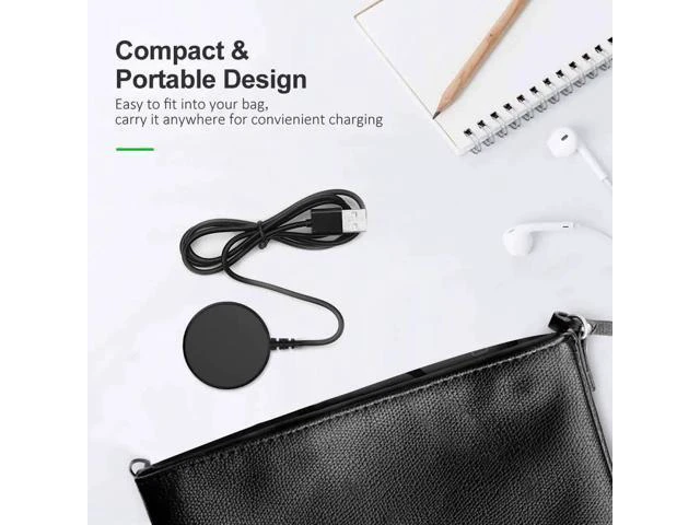 Alt view image 11 of 14 - 2-Pack Compatible with Samsung Galaxy Watch Active / Active 2 Charger Dock Wireless Charging Cable for Samsung Galaxy Active 1 / Active 2 Watch SM-R500 / SM-R820 / SM-R830