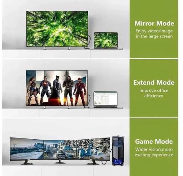 Alt view image 13 of 14 - AOMOPROING 8K DisplayPort to Displayport Cable 1.4 23ft / 7m, Ultra HD 4K 144Hz, 8K 60Hz, HBR3(7680x4320 Resolution) DP to DP, High Speed 32.4Gbps, Braided Long DisplayPort 1.4 Cable 23ft