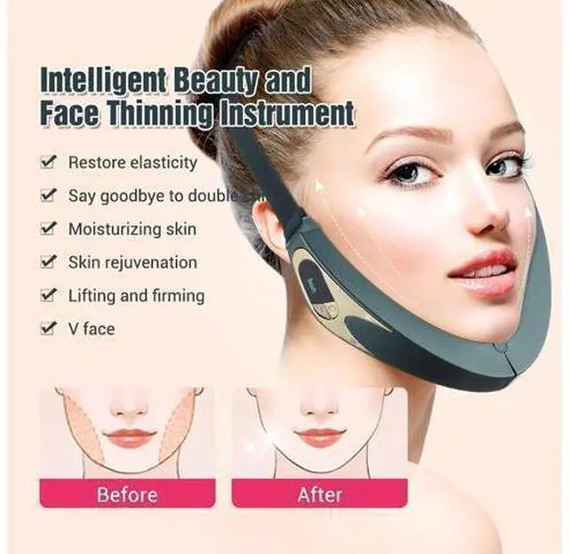 Alt view image 8 of 12 - Face Lift, Electric V Face Shaping Massager, V Face Beauty Device