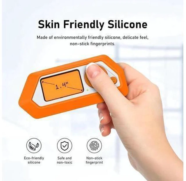 Alt view image 9 of 14 - Protective Case Cover Case for Flipper Zero Soft Silicone Accessories - Fluorescent Orange Skin Glow in Dark