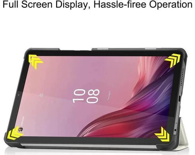 Alt view image 12 of 14 - Case for Lenovo Tab M9 2023 9 inch Tablet Model TB-310XU / TB-310FU, Slim Lightweight Stand Hard Shell Protective Cover with Stylus Pen Lazy Cat