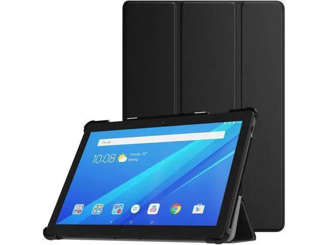 Alt view image 8 of 14 - Case for Lenovo Tab P10 10.1 inch 2019 Model TB-X705F Ultra Slim Lightweight Smart Shell Stand Cover with Auto Wake & Sleep