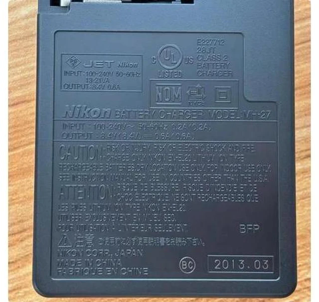 Alt view image 6 of 10 - For Ni-kon camera EN-EL22 EN-EL20a EN-EL20 MH-27 29 battery charger