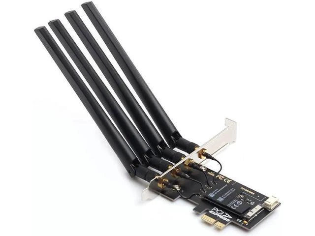 Alt view image 14 of 14 - Dual Band BCM94360CD 1750Mbps 802.11ac WiFi Bluetooth 4.0 PCIE Wireless Adapter MacOS Hackintosh Dekstop PC