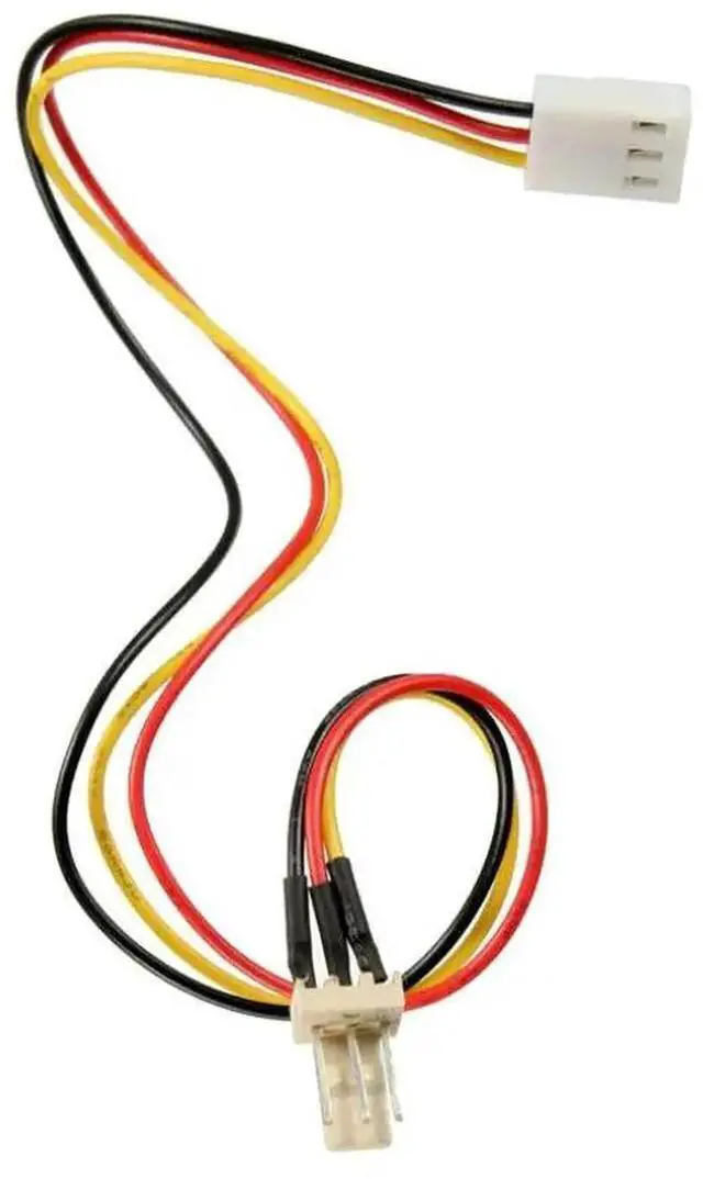 Alt view image 7 of 10 - 10Pcs/Lot PC Fan Power Extension Cable 12V 3-Pin Male to 3pin Female Fan Power Extension Lengthen Cable for Cooling Fan