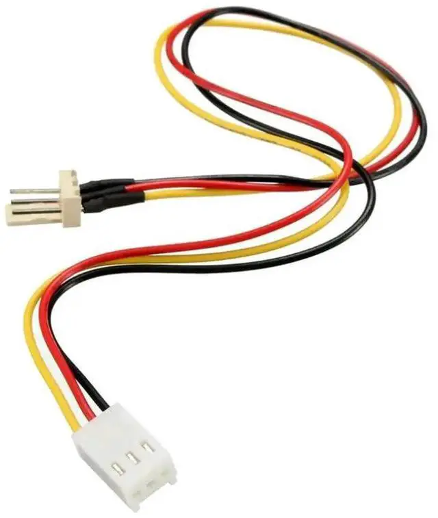 Alt view image 8 of 10 - 10Pcs/Lot PC Fan Power Extension Cable 12V 3-Pin Male to 3pin Female Fan Power Extension Lengthen Cable for Cooling Fan
