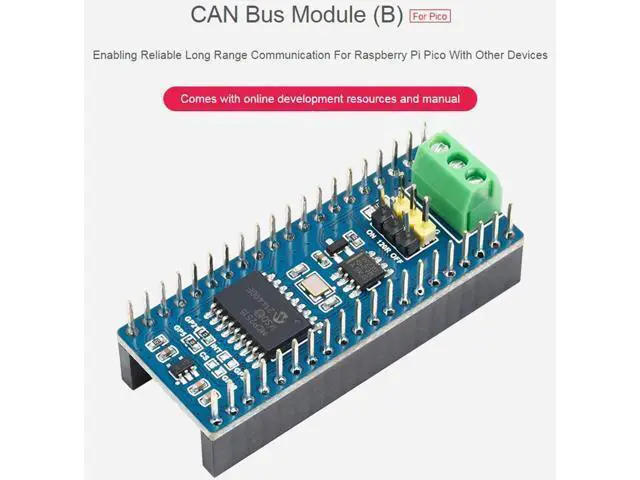 Alt view image 9 of 14 - CAN Bus Module for Raspberry Pi Pico/Pico W, Enabling Long Range Communication Through SPI