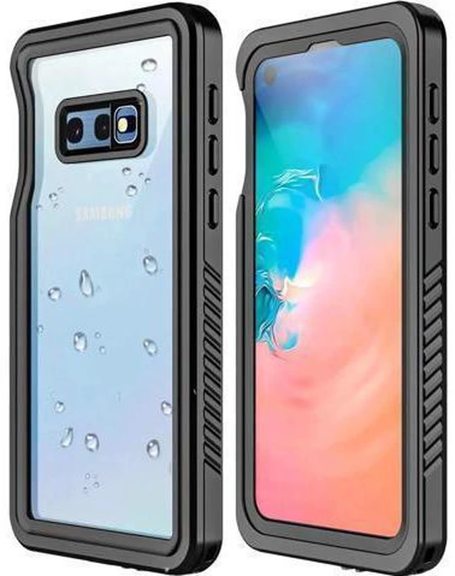 Alt view image 8 of 14 - For Samsung Galaxy S10E Waterproof Case, Underwater Snowproof Dirtproof Shockproof Full Body Cover Waterproof Case for Samsung Galaxy S10E 5.8 inch