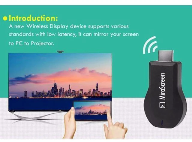 Alt view image 14 of 14 - MiraScreen Dongle 1080P HDMI WiFi Display Adapter Support DLNA Airplay Miracast Display Dongle Streaming Media Player with HDMI Plug for iPhone Android Phone Notebook Tablet PC to HDTV Monitor