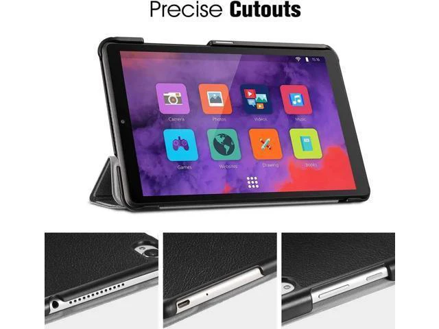 Alt view image 11 of 14 - Case for Lenovo Tab M8 / Smart Tab M8 / Tab M8 FHD - Lightweight Slim Shell Stand Cover for Lenovo Tab M8-HD TB-8505F / TB-8505X 2019 8.0 Inch Tablet