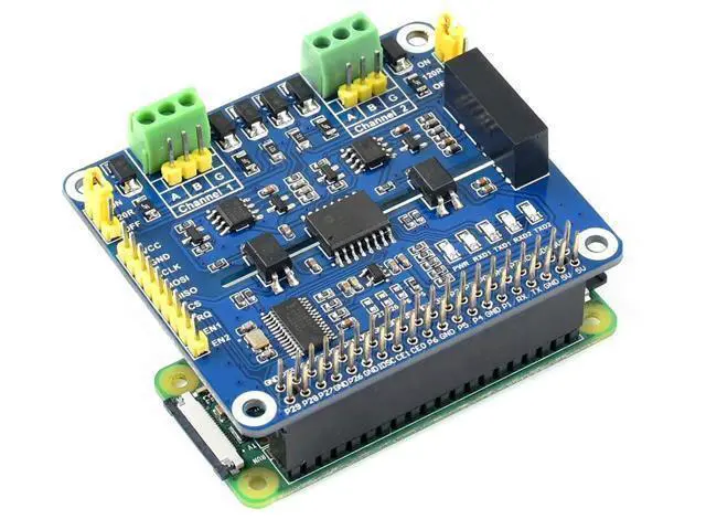 Alt view image 10 of 12 - 2-Channel Isolated RS485 Expansion HAT, SC16IS752+SP3485 Dual Chip, SPI to RS485, Up to 921600bps, Raspberry Pi 4B/3B+/3B/2B/Zero/Zero W HAT
