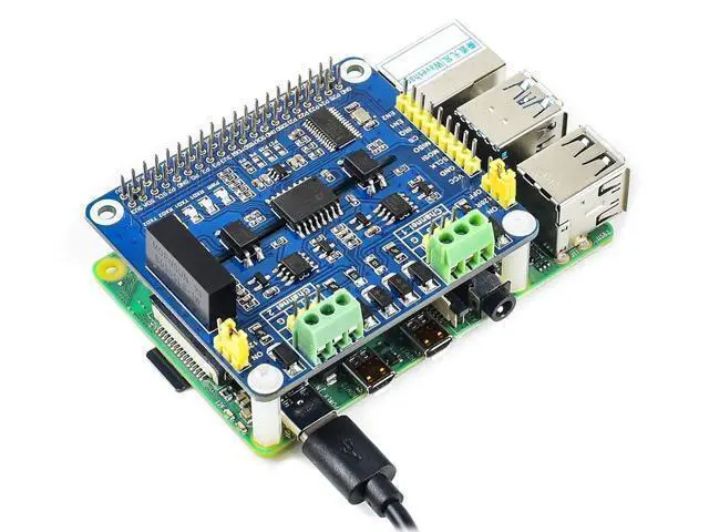 Alt view image 9 of 12 - 2-Channel Isolated RS485 Expansion HAT, SC16IS752+SP3485 Dual Chip, SPI to RS485, Up to 921600bps, Raspberry Pi 4B/3B+/3B/2B/Zero/Zero W HAT