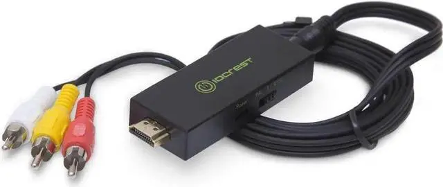 Alt view image 5 of 8 - HDMI to AV Converter, HDMI to RCA Converter for Old TV, HDMI to 3 RCA Converter HDMI to CVBS Converter Adapter Supports PAL/NTSC, 1080P for Fire Stick, PS3, DVD, Blue-Ray, Xbox one, Roku