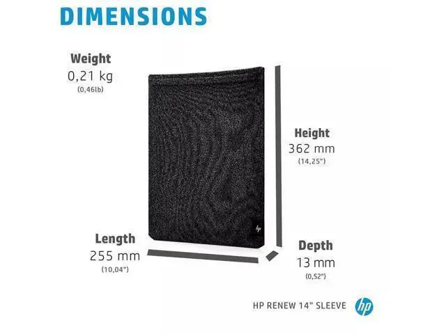 Alt view image 10 of 10 - For HP 14 Laptop Sleeve Sophie Tablet iPad Universal interior bag magnetic suction port
