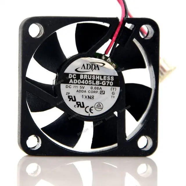 Alt view image 6 of 8 - Compatible for ADDA AD0405LB-G70 5V 0.08A 40x40x10mm 4cm 2-Wire Cooling Fan