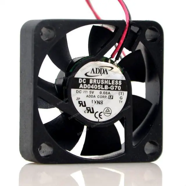 Alt view image 5 of 8 - Compatible for ADDA AD0405LB-G70 5V 0.08A 40x40x10mm 4cm 2-Wire Cooling Fan