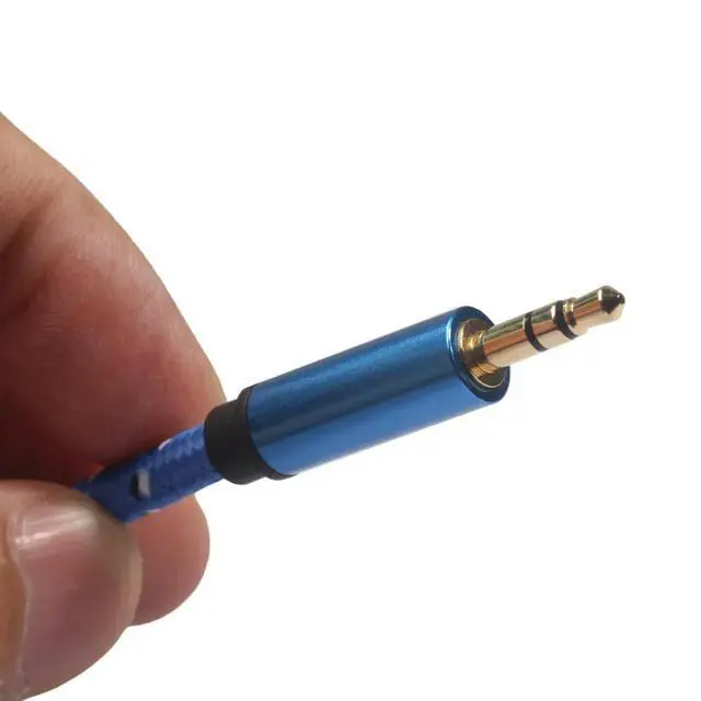Alt view image 4 of 6 - 3.5mm Audio Cable High-Shield Fidelity Oxygen-Free Copper Adapter Cable for Speakers Amplifiers Mobile Phones Laptops Mp3