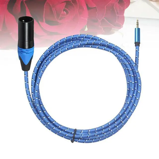 Alt view image 5 of 6 - 3.5mm Audio Cable High-Shield Fidelity Oxygen-Free Copper Adapter Cable for Speakers Amplifiers Mobile Phones Laptops Mp3