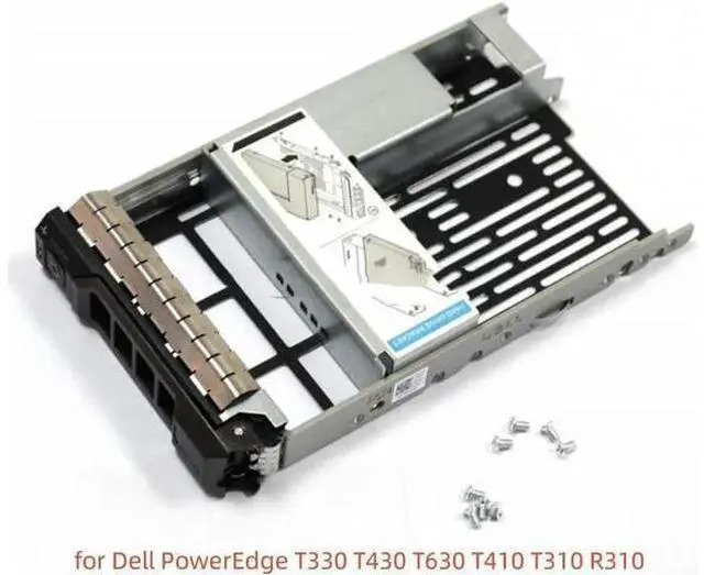 Alt view image 6 of 10 - Aomoproing 2.5" to 3.5" Hard Drive Adapter for PowerEdge T330 T430 T630 T410 T310 R310 3.5INCH HDD Tray Caddy Bracket