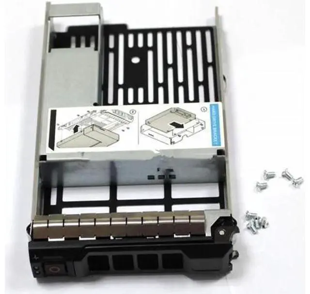 Alt view image 7 of 10 - Aomoproing 2.5" to 3.5" Hard Drive Adapter for PowerEdge T330 T430 T630 T410 T310 R310 3.5INCH HDD Tray Caddy Bracket
