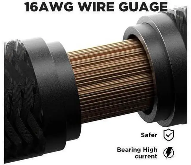 Alt view image 5 of 8 - 30CM Sleeved PSU Extension Cable Kit with Cable Combs, 24Pin + Dual EPS 8Pin(4+4) + Dual PCIe 8Pin(6+2), Black ATX Power Extension Set