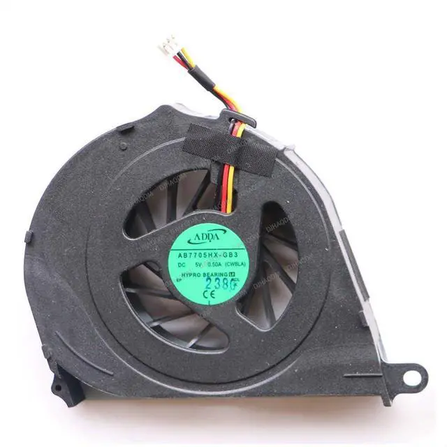 Alt view image 3 of 4 - Compatible for ADDA AB7705HX-GB3 5V 0.50A 3-Wire CPU Cooling Fan