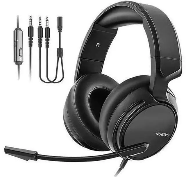 Alt view image 8 of 14 - Wired Gaming Headset & for Xbox one Headset & PS4 Gaming Headset, 3.5mm Surround Stereo Gaming Headphones with Mic Soft Memory Earmuffs for PC,Laptop, PS3