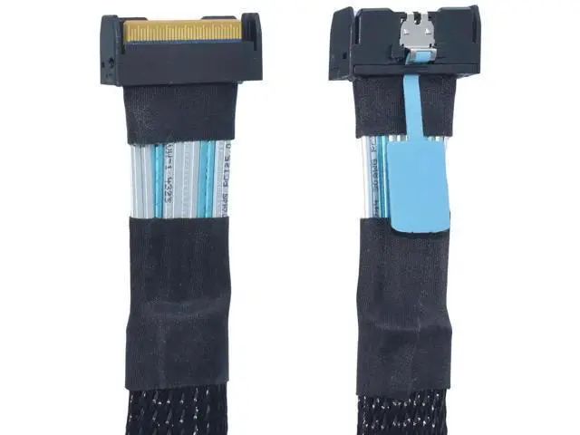 Alt view image 11 of 14 - PCIe Gen5 MCIO 8i Cable, MCIO x8 to MCIO x8 High-Speed Interconnect Cable, 1.6 Feet (50 CM)