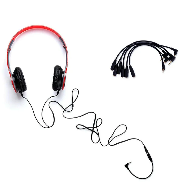 Alt view image 4 of 6 - 6Pcs Audio Extension Cable 2.5mm Male to 3.5mm Female Earphone Adapter Plastic Extension Cable for Cd Players Speakers Pc TV