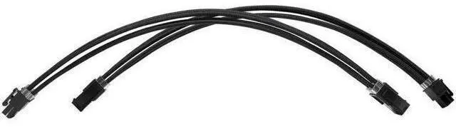 Alt view image 9 of 12 - Black Braided Sleeved PSU Extension Cable Kit, 18AWG ATX 24Pin + EPS 8Pin + PCIe 8Pin with Cable Combs for Motherboard & GPU