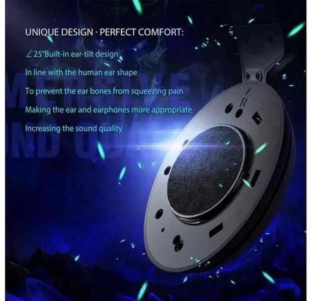 Alt view image 14 of 14 - Wired Gaming Headset & for Xbox one Headset & PS4 Gaming Headset, 3.5mm Surround Stereo Gaming Headphones with Mic Soft Memory Earmuffs for PC,Laptop, PS3