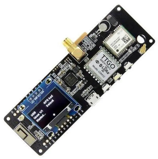 Alt view image 8 of 12 - Meshtastic-t-beam V1.1,soporte de batería con OLED, V1.1,ESP32,433/868/915 Mhz, WiFi, Bluetooth, ESP32, GPS, NEO-6M,SMA923(915Mhz OLED)