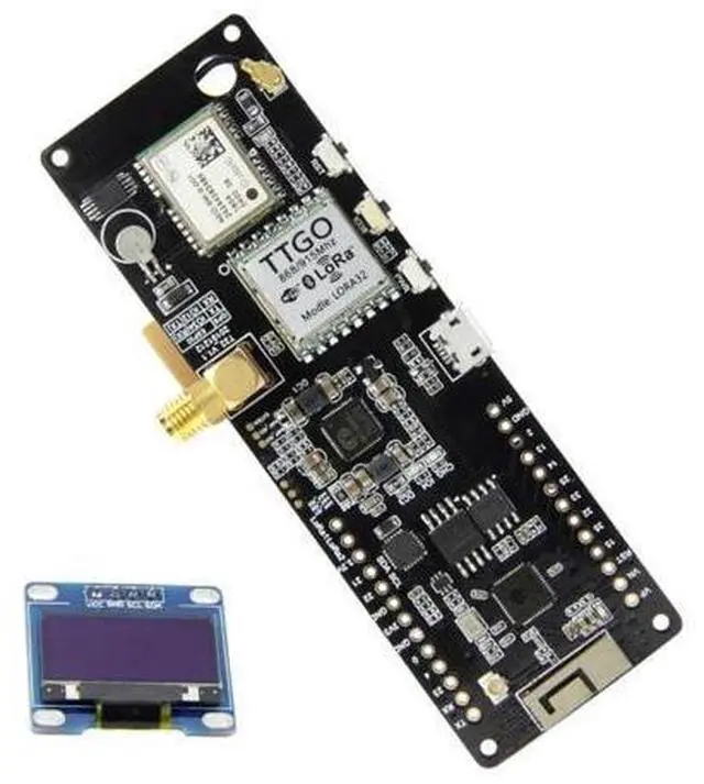Alt view image 10 of 12 - Meshtastic-t-beam V1.1,soporte de batería con OLED, V1.1,ESP32,433/868/915 Mhz, WiFi, Bluetooth, ESP32, GPS, NEO-6M,SMA923(915Mhz OLED)