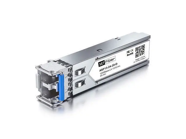 Alt view image 9 of 14 - H!Fiber 4 Pack 1.25G Single Mode SFP LC Module, 1000Base-LX/LH Fiber Transceiver for Cisco GLC-LH-SMD, Meraki, Ubiquit UniFi, TP-Link, Fortinet, Intel, Netgear, Mikrotik and More (SMF,1310nm,20km,DDM)