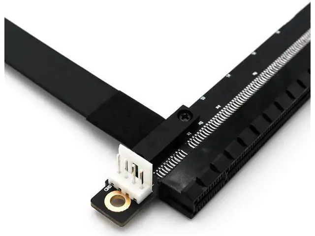 Alt view image 8 of 12 - PCIe 1x to 16x Flexible Riser Extension Cable, SATA to IDE 4Pin Powered PCI-E Adapter for GPU Mining Rig