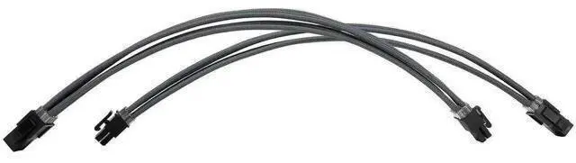 Alt view image 10 of 11 - Grey Braided PSU Extension Cable Kit, 18AWG ATX 24Pin + EPS 8Pin + PCIe 8Pin Cables with Cable Combs