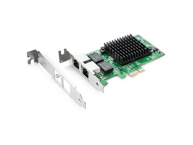 Alt view image 8 of 14 - Gigabit Dual NIC with Intel 82576 Chip, 1Gb Network Card Compare to Intel E1G42ET NIC, 2 RJ45 Ports, PCI Express 2.1 X1, Ethernet Card with Low Profile for Windows/Windows Server/Linux