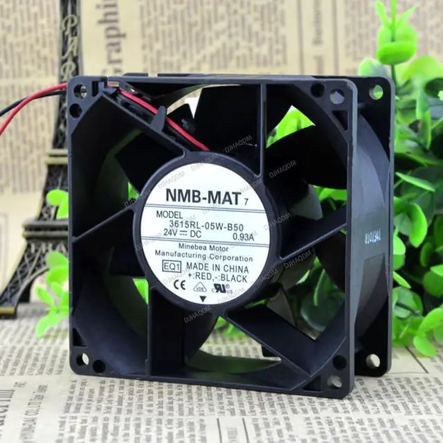 Alt view image 6 of 10 - Compatible for NMB-MAT 3615RL-05W-B50 24V 0.93A 9238 2-Wire Cooling Fan